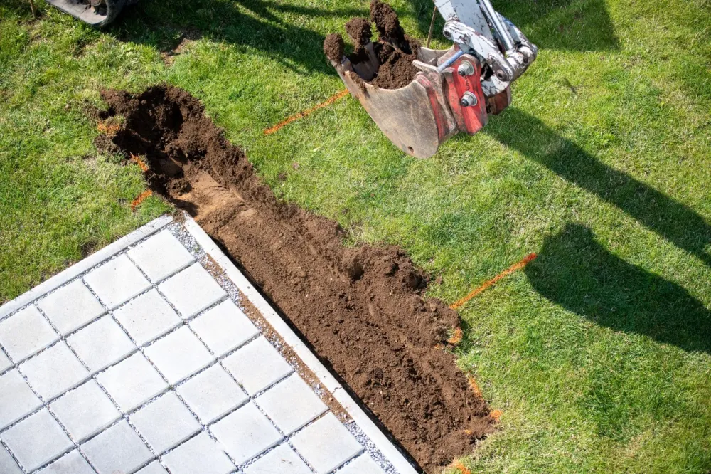 Aménagement extérieur près de Soleymieux